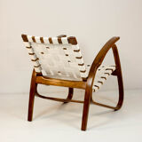 Art deco armchair by Jan Vanek, 1930s, restored