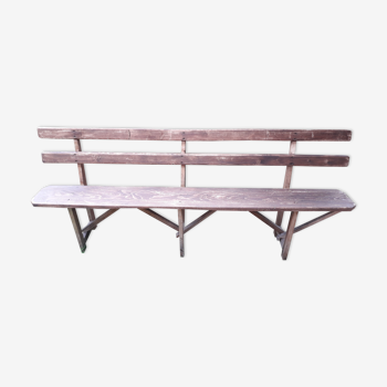 Rustic farm bench