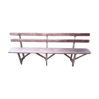 Rustic farm bench