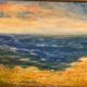 Original Swedish Oil on Canvas – “Landscape” by Lalla Blecher – Signed – Vintage & Framed