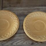 Set of two small ceramic plates