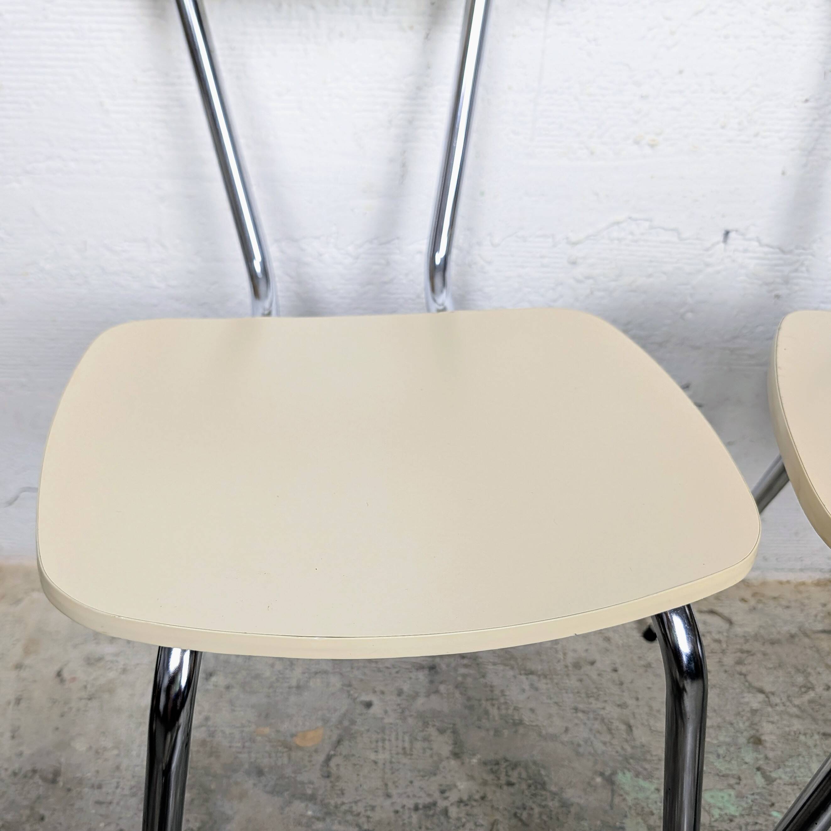Pair of formica chairs