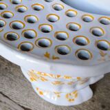 Bouquet holder / flower holder in Moustiers earthenware