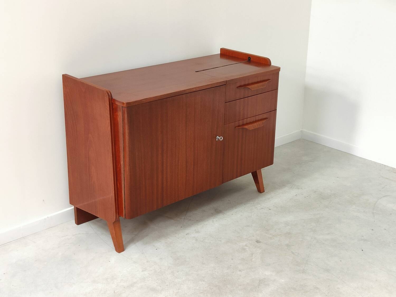 Low sideboard by Frantisek Jirak for Tatra Nabytok 1959