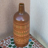 Vase bottle of ceramicpainter painter serge Jamet