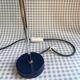 Vintage blue metal desk lamp