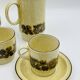 Service à café 4 personnes Poole Pottery modèle Thistlewood