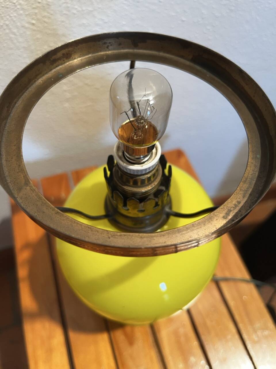 Bedside table lamp, Seguso, murano glass, 1955, italia