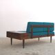 Méridienne scandinave en palissandre, années 1960
