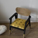 Restored vintage children's armchair