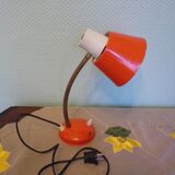 Lampe à poser inclinable en métal, années 70