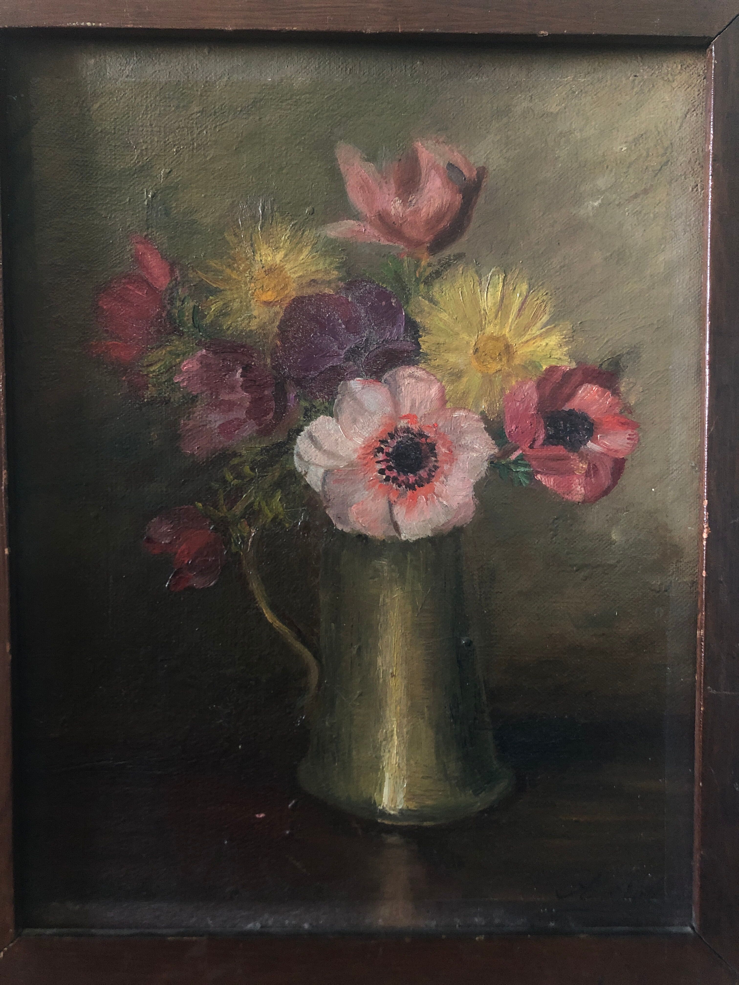 Painting in oil. Signed