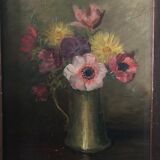 Painting in oil. Signed
