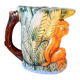 Monkey slipware jug