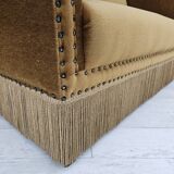 1960s, Danish 2 seater sofa, furniture velour, original condition.