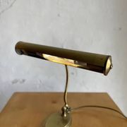 Pfäffle brass table lamp, mid-century modern design, Germany, 1960s