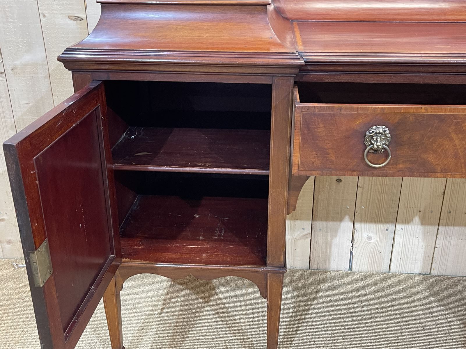 English mahogany service late nineteenth century