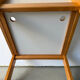 Brutalist design armchair by André Sornay in beech, vintage model.