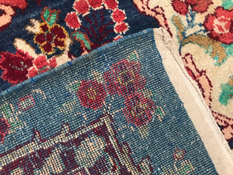 Persian vintage mahal rug handmade 258x373 cm