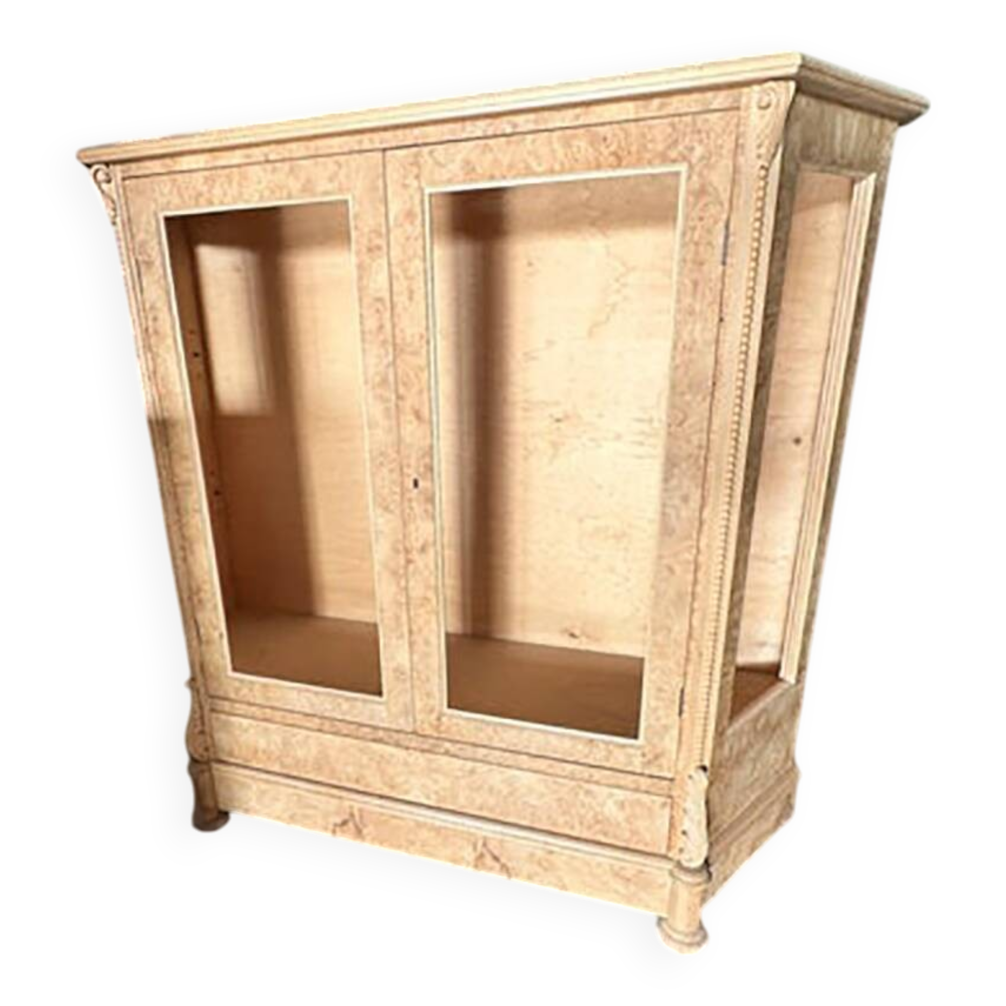 Italian Natural Cabinet With Briar Drawer
