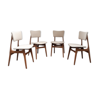 Set of 4 Dutch chairs 1960s