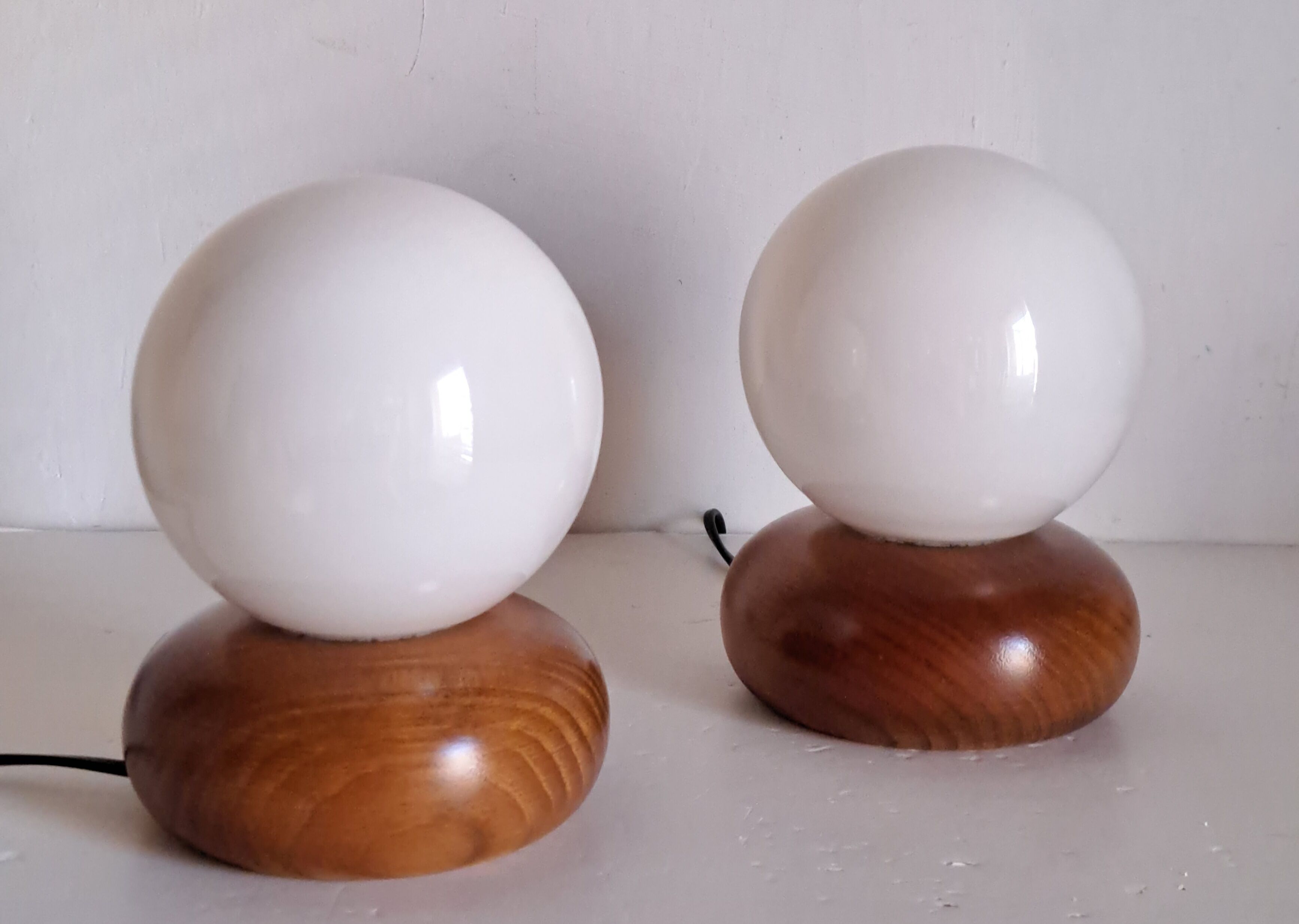 Pair of bedside lamps