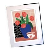 Peonies - a4 illustration