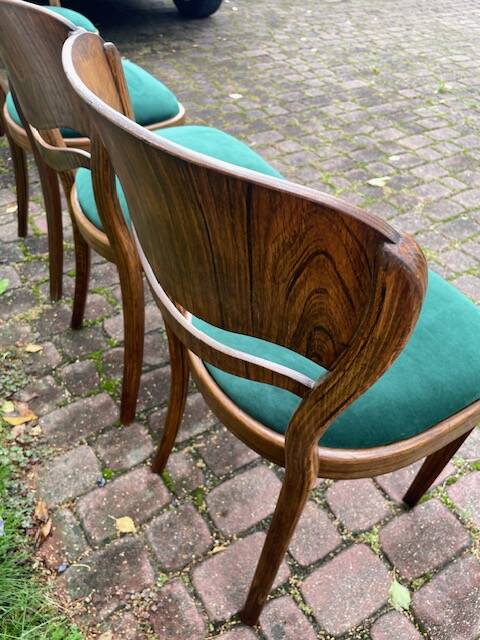 Complete set of pre-war THONET chairs.