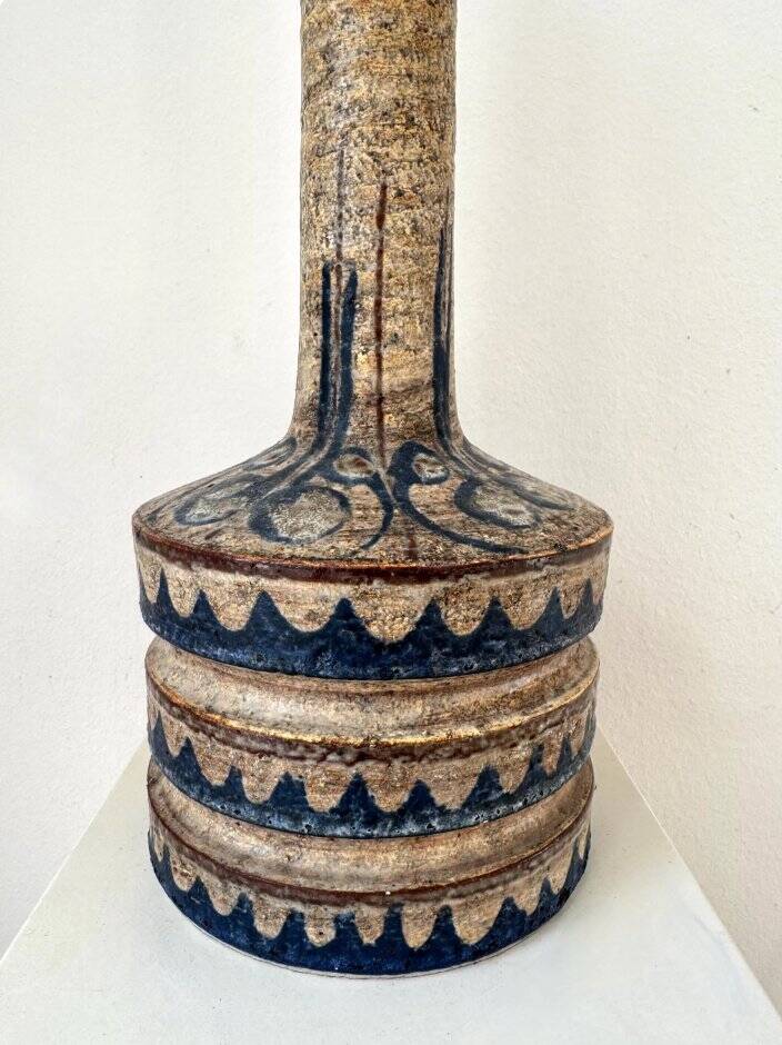 Ceramic table lamp by Jette Hellerøe for Axella, Denmark, 1960s