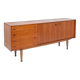 Teak sideboard, with four drawers and two doors. 20th century.