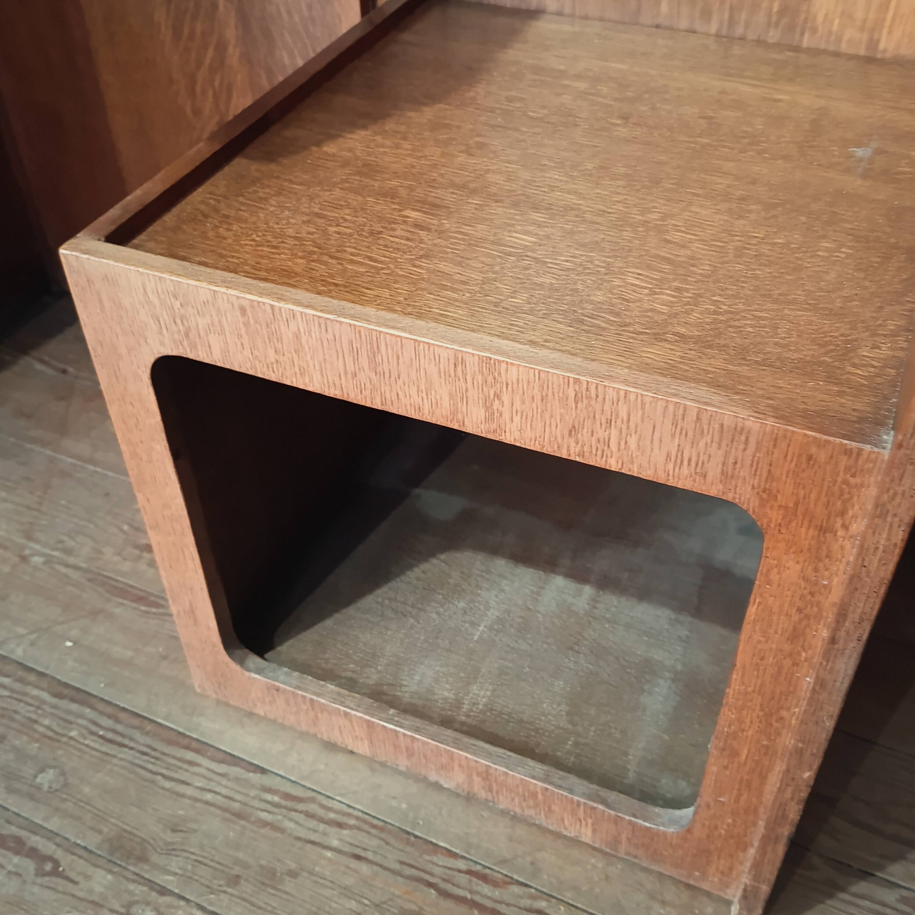 Vintage folding telephone table