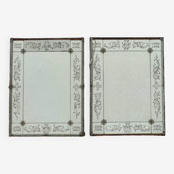 Pair of Venetian mirrors