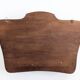 Wall-mounted letter holder, antique carved wood, folk art.