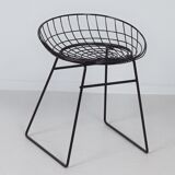 Black Pastoe KM05 wire stool – Braakman & Dekker