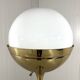 Vereinigte Werkstätten München brass & glass globe floor lamp 1960’s