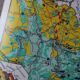 Ancienne carte scolaire : France, Nord-est, Hatier Kaeppelin.