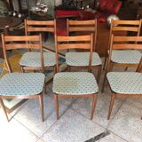 6 Scandinavian chairs