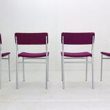Set of 4 dinning room chairs Martin Visser "SE07"  for 't Spectrum Bergeijk, 1960