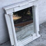 Egyptian style stone wall mirror with lighting