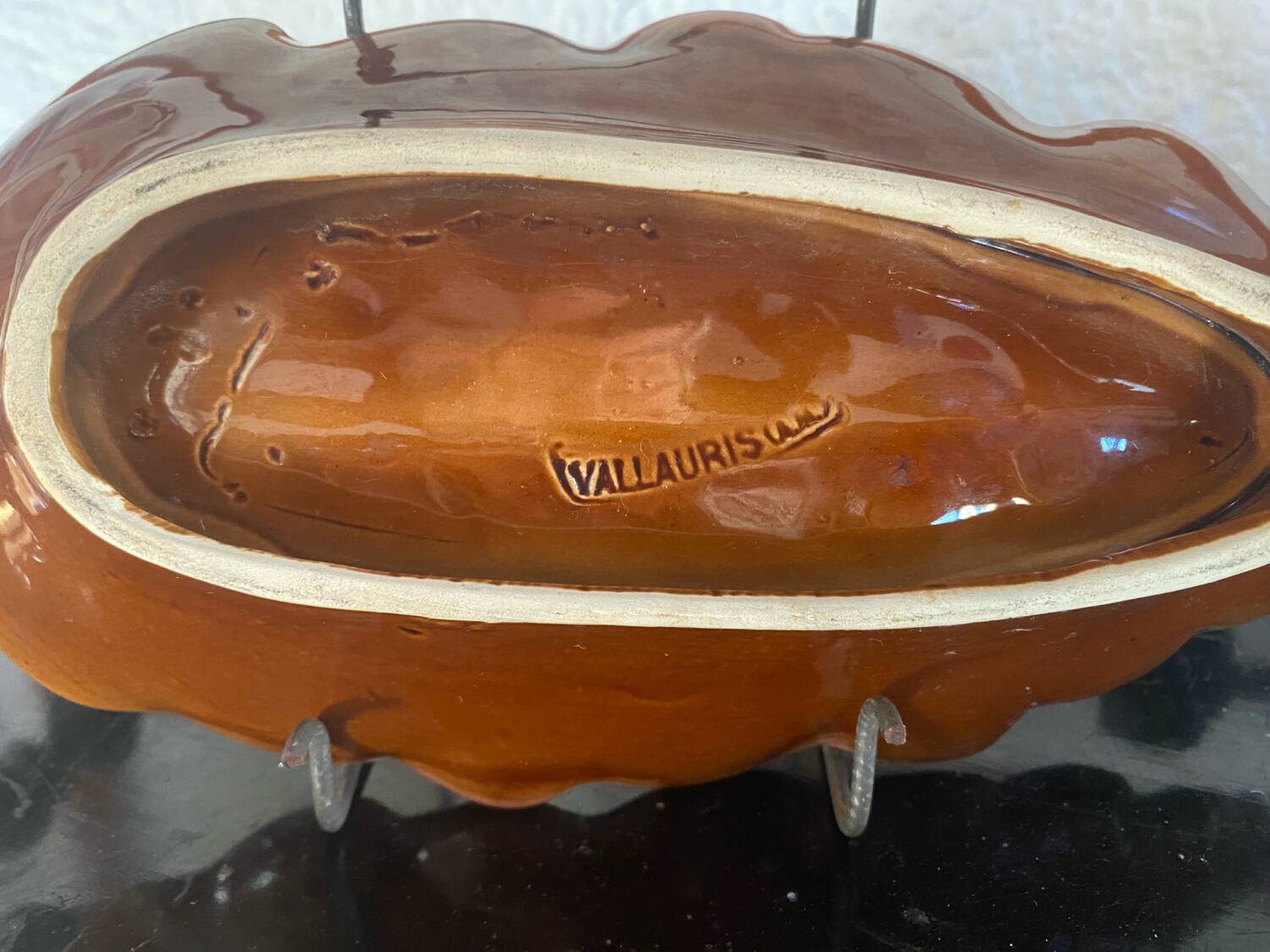 Vintage Vallauris ceramic dish