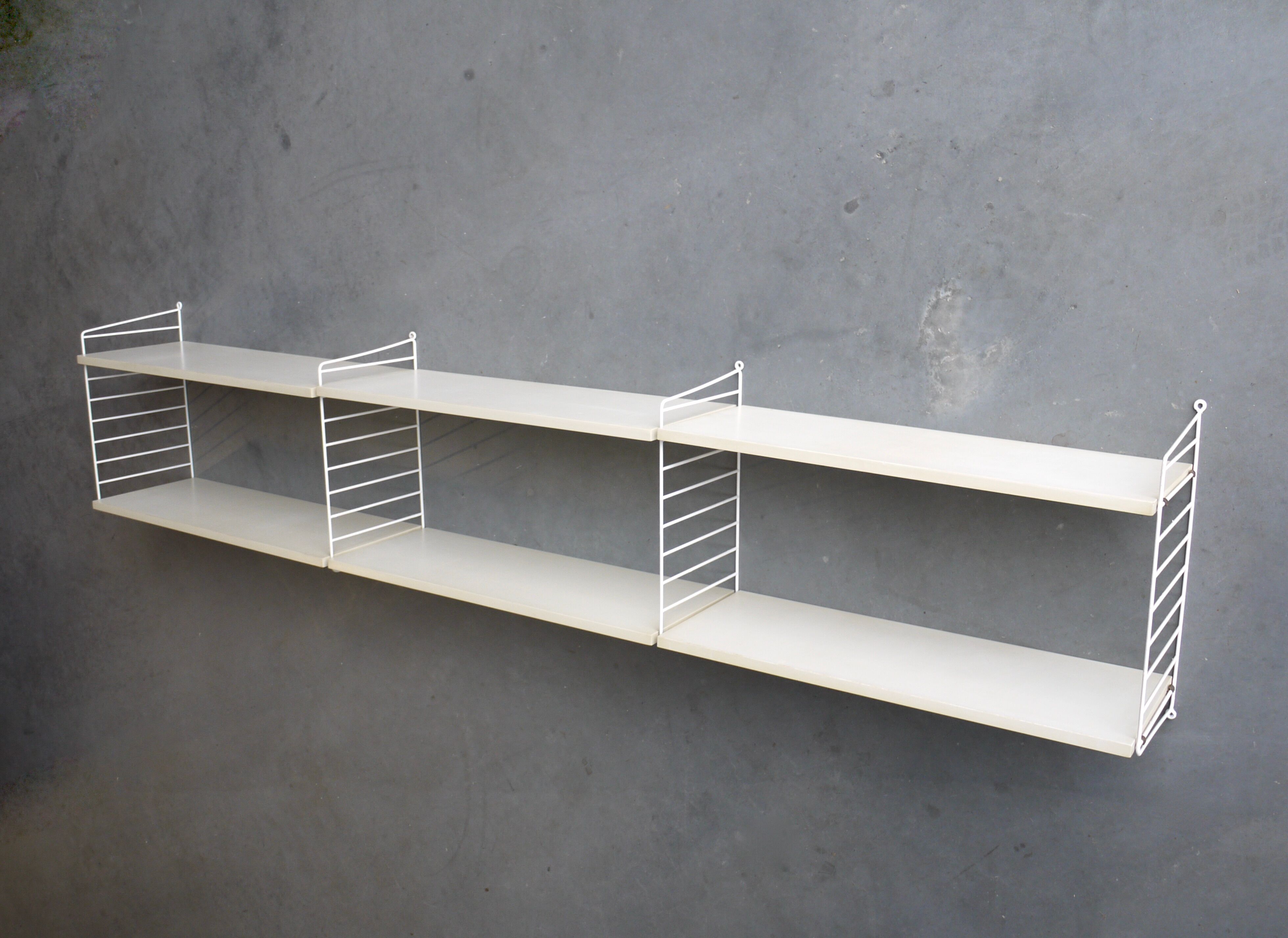 Vintage wall Shelving unit by Nisse Strinning for String AB