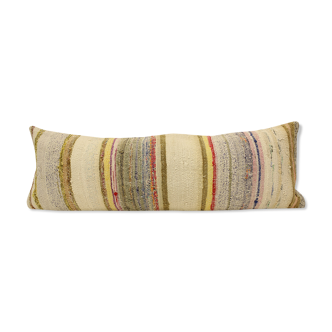 Housse coussin vintage 30x90 cm kilim