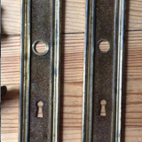 Door plates and door handles from the 70s
