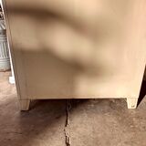 Two-door metal cabinet art deco