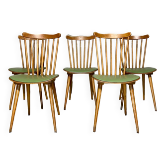 Series of 5 Baumann sonata chairs