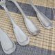 Set of 4 decorative forks with a rim