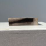 Symmetrical multicolored petrified wood soap dish