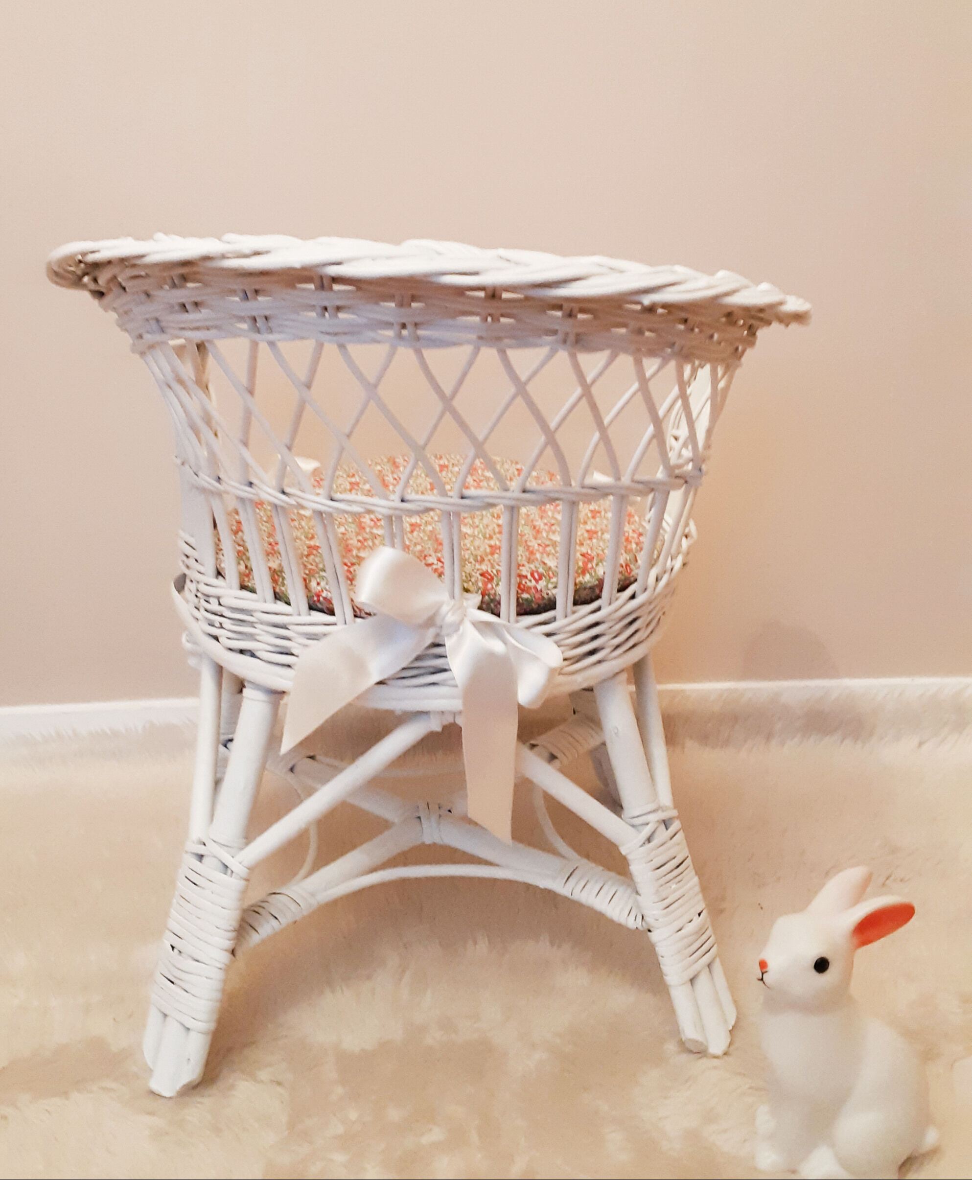 Child armchair in rattan