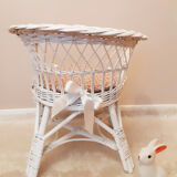 Child armchair in rattan