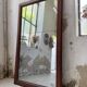 Late 19th century XL wooden mirror